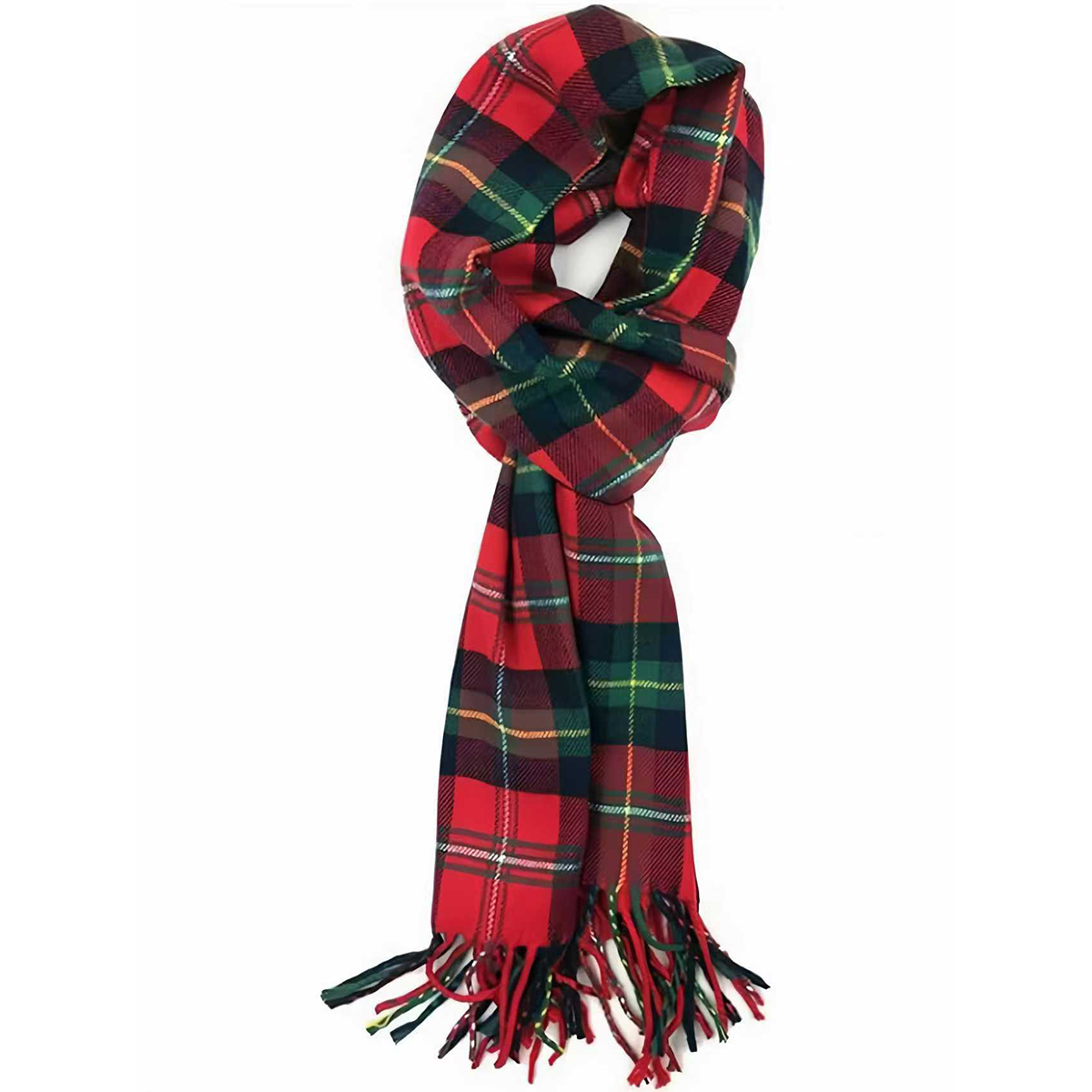 Muffler Men Wool - 1pc classic plaid ultra soft and