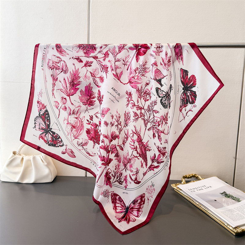 Vintage Butterfly Sketch Squar - Ascot Neck Scarf avis et prix