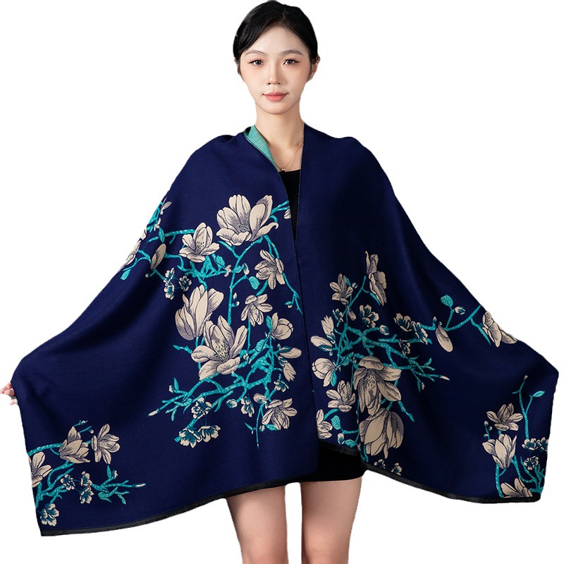 Women Winter Shawl Cashmere Sc - Woven Scarf Blanket avis et prix