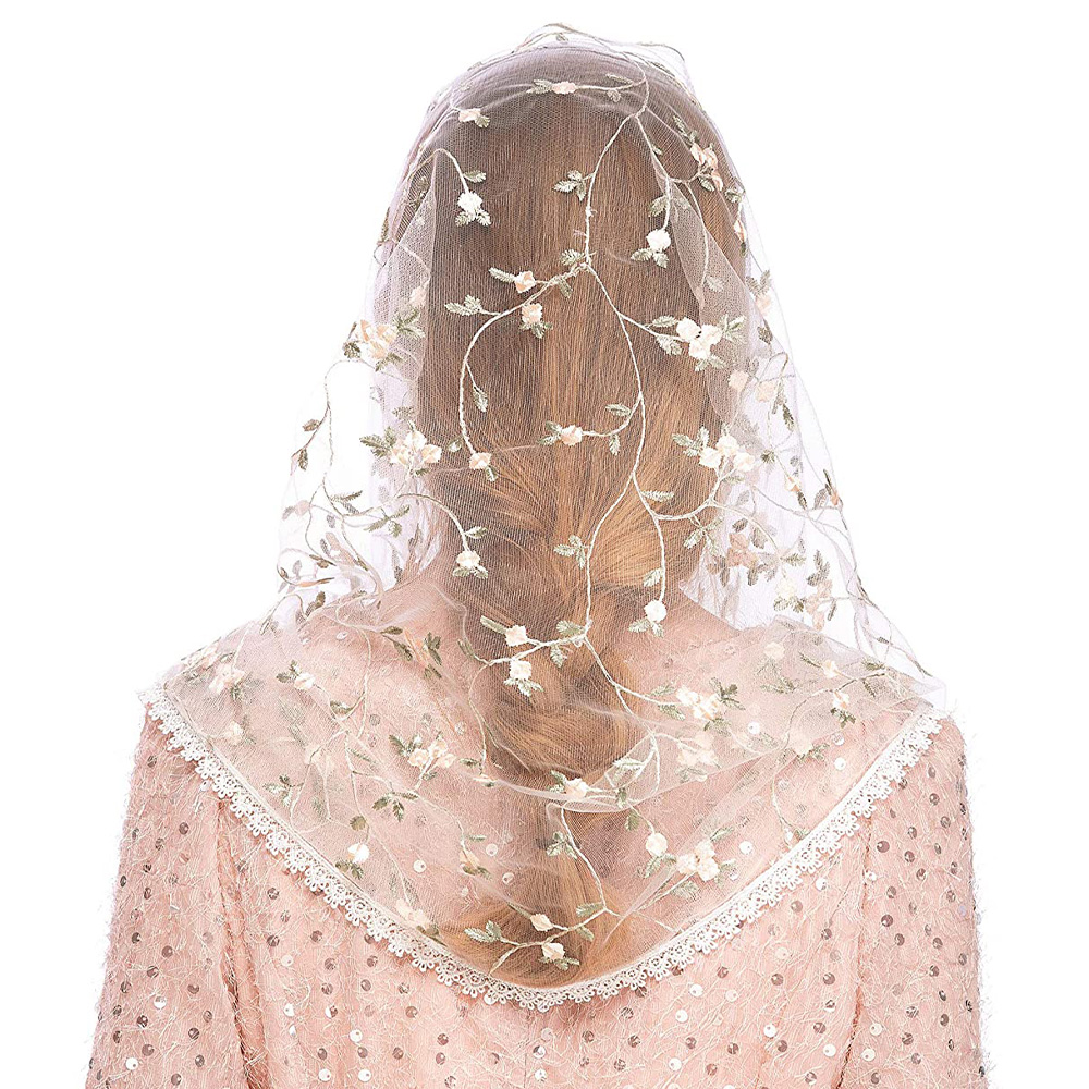 Women Chapel Veils Lady Mantil - Infinity Scarf Knit avis et prix