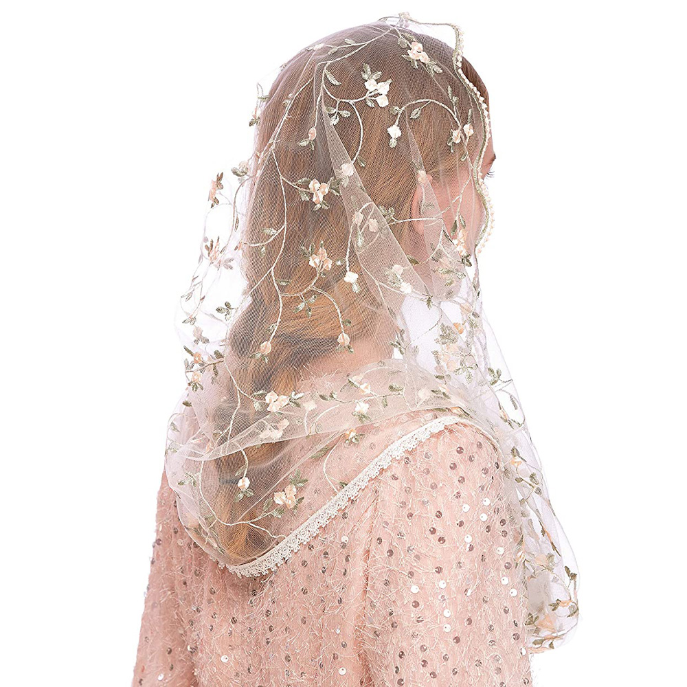 Women Chapel Veils Lady Mantil - Infinity Scarf Knit avis et prix