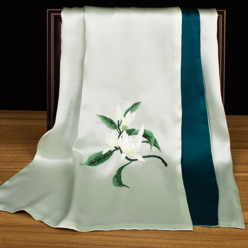 Pure Silk Suzhou Embroidery Sc - Silk Neck Scarf avis et prix