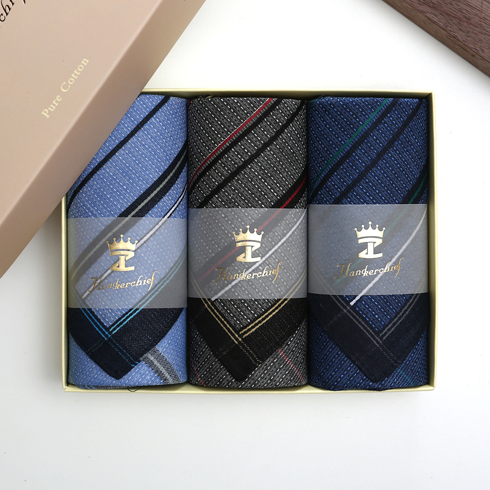 43cm Men Vintage Cotton Handke - Handkerchief Cotton Men avis et prix