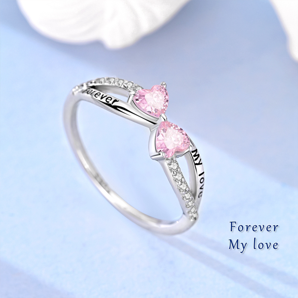 925 Silver Pink Zircon Bow Cat - Tie Clip Silver avis et prix