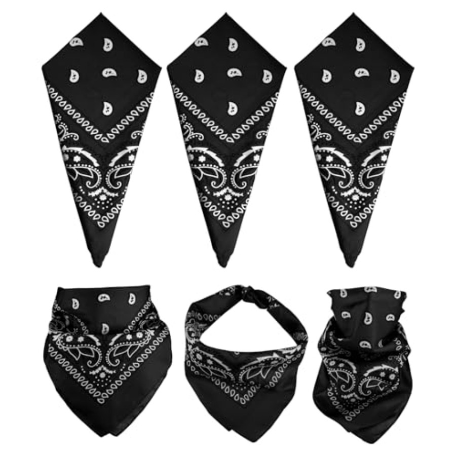3/6/ Pack Bandanas for Women M - Handkerchief Cotton Men avis et prix
