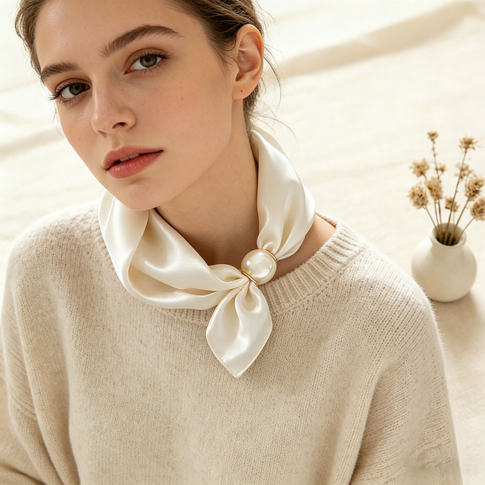 Scarf Chain Silk Lazy Magnetic - Face Scarf Mask avis et prix
