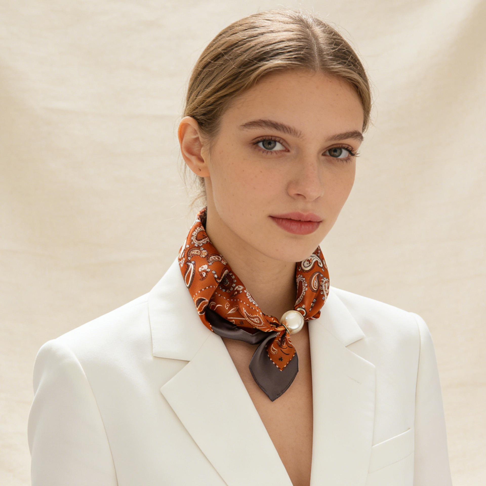 Scarf Chain Silk Lazy Magnetic - Face Scarf Mask avis et prix