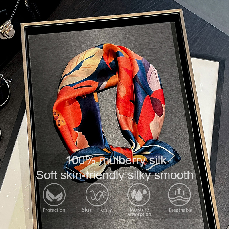2026 New Spring 100% Pure Silk - Ascot Neck Scarf avis et prix