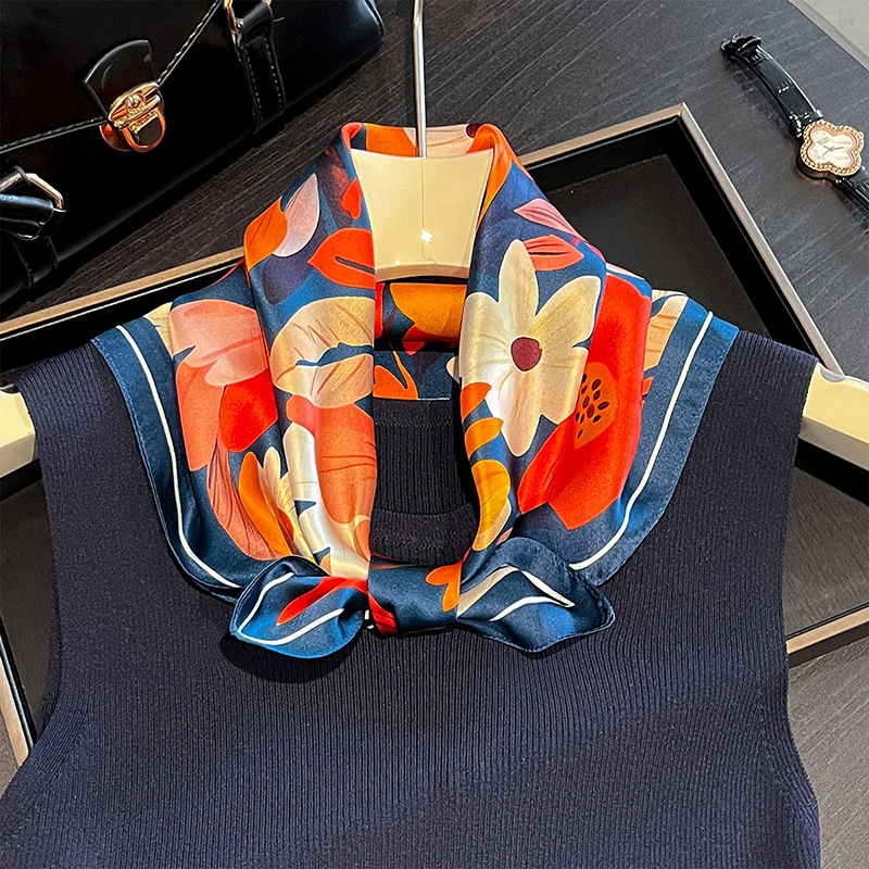 2026 New Spring 100% Pure Silk - Ascot Neck Scarf avis et prix