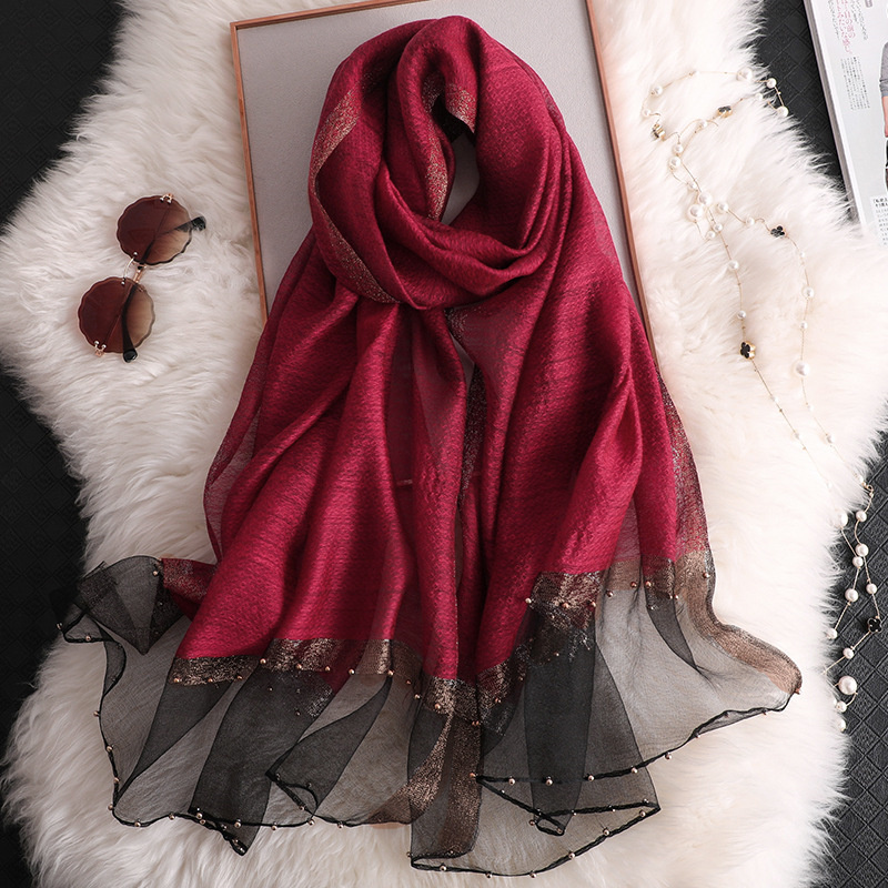 2024 Luxury 100% Silk Shawl Sc - Scarf Silk Square avis et prix