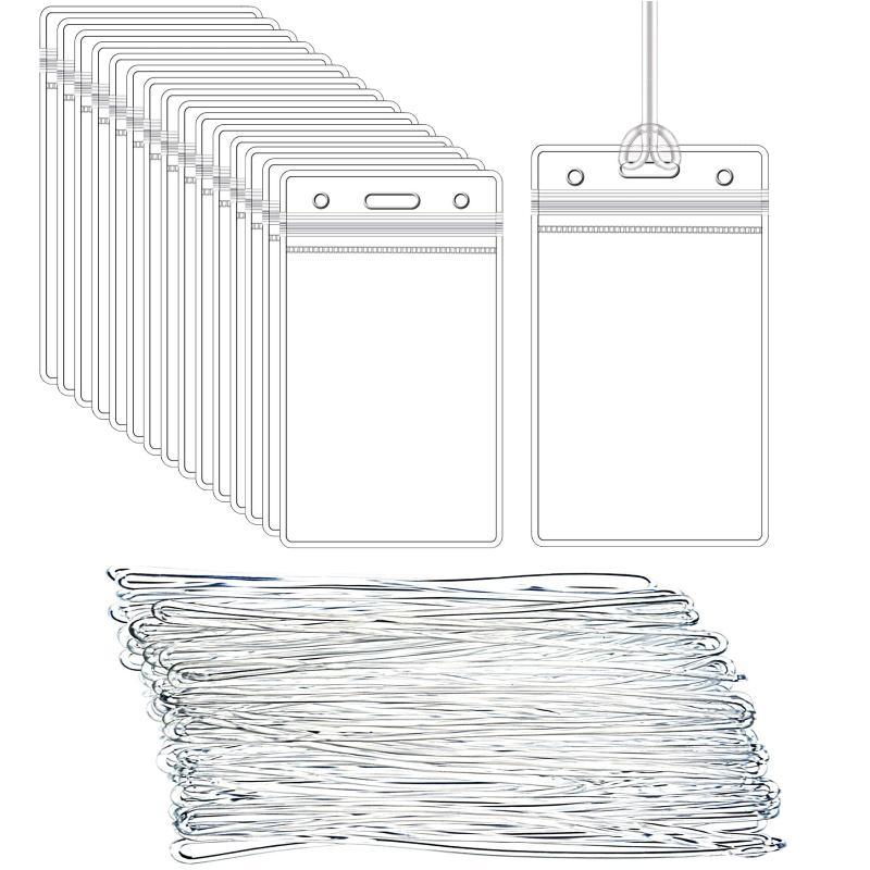 Clear Plastic ID Badge Holders - Lanyard Badge Holder avis et prix
