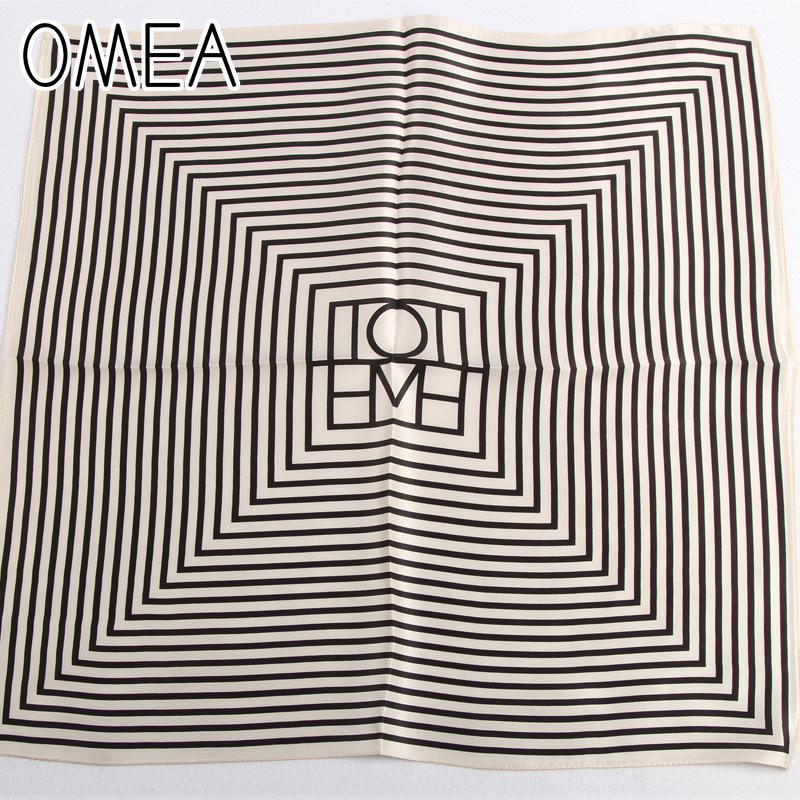 OMEA 100% Real Silk Scarf Wome - Silk Tie Striped avis et prix