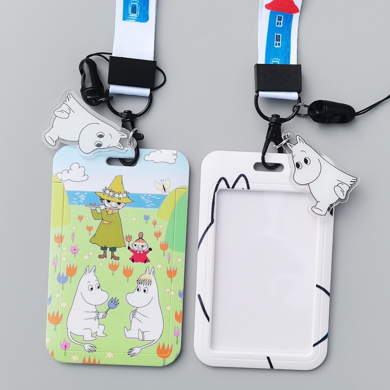 Moomin Cartoon Hard Card Holde - Lanyard Badge Holder avis et prix