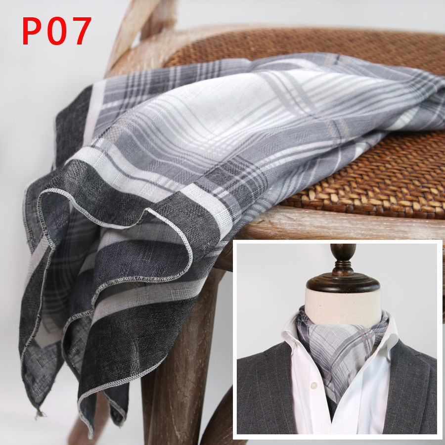 Men's Square Scarf with Button - Scarf Silk Square avis et prix