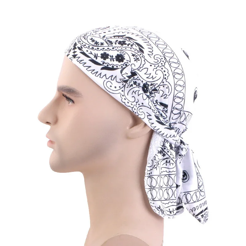 New Men Women Print Durag Du-R - Bandana Doo Rag avis et prix