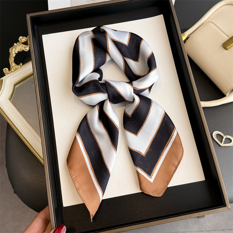 Satin Silk Geometric Stripe Pr - Silk Tie Striped avis et prix