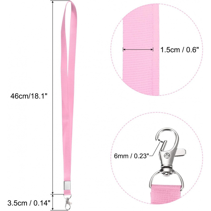 Neck Lanyards, Flat Strap Lany - Lanyard Badge Holder avis et prix