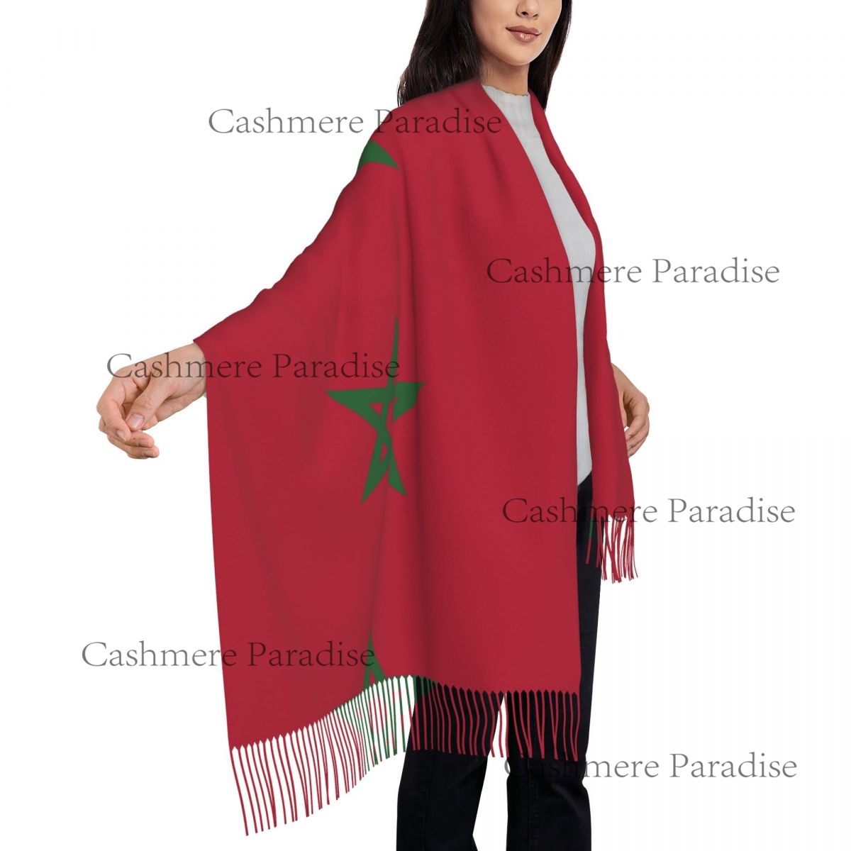 Morocco Flag Womens Warm Winte - Infinity Scarf Knit avis et prix