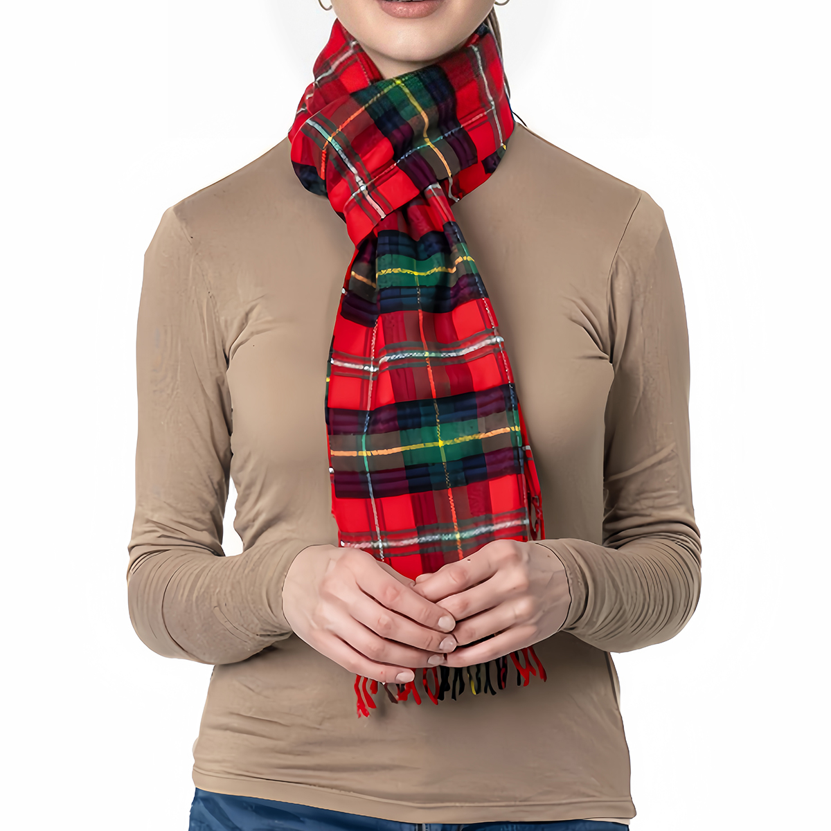1pc classic plaid ultra soft a - Muffler Men Wool avis et prix