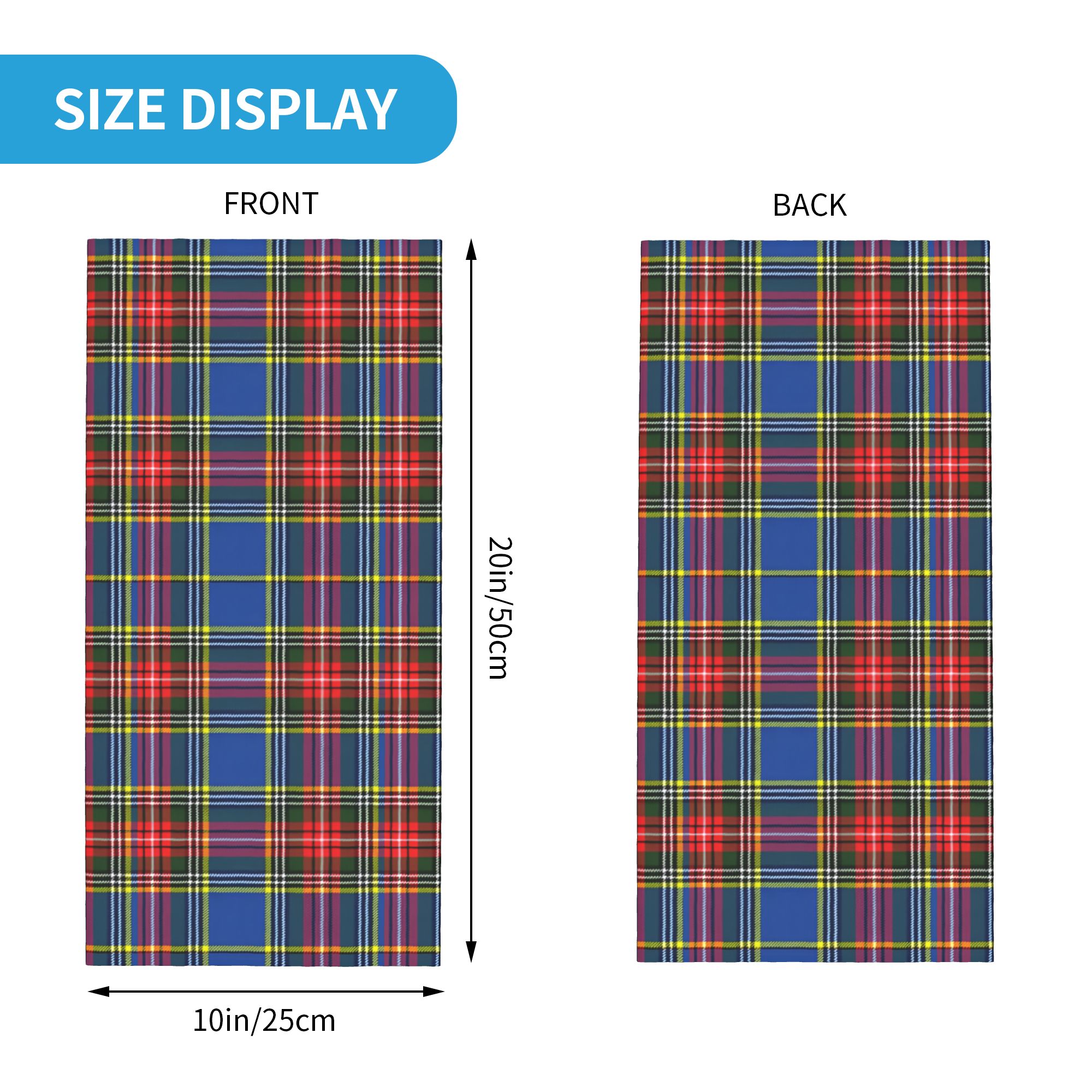 Custom Royal Tartan Plaid Wint - Neck Warmer Tube avis et prix