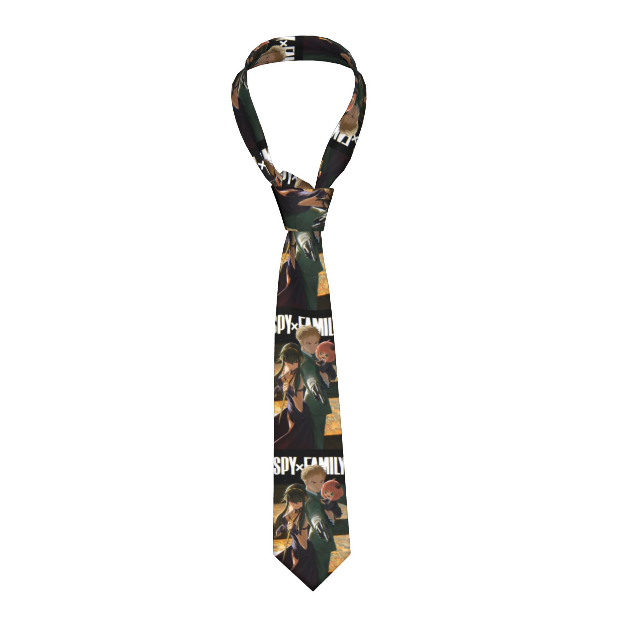 Spy X Family Necktie Unisex Sk - Skinny Tie Men avis et prix