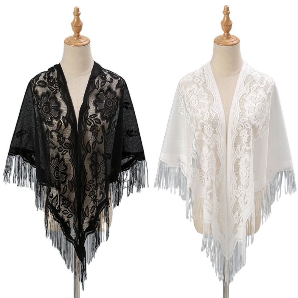Tassel Patchwork V-Neck Cardig - Silk Neck Scarf avis et prix